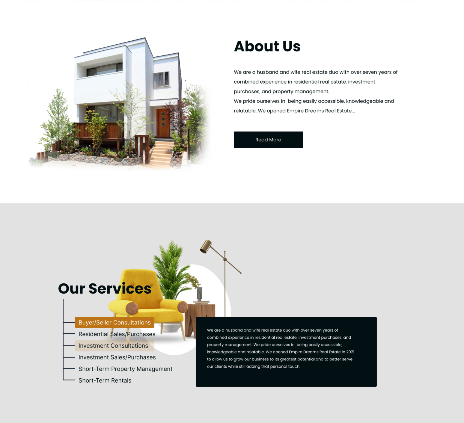 About / services