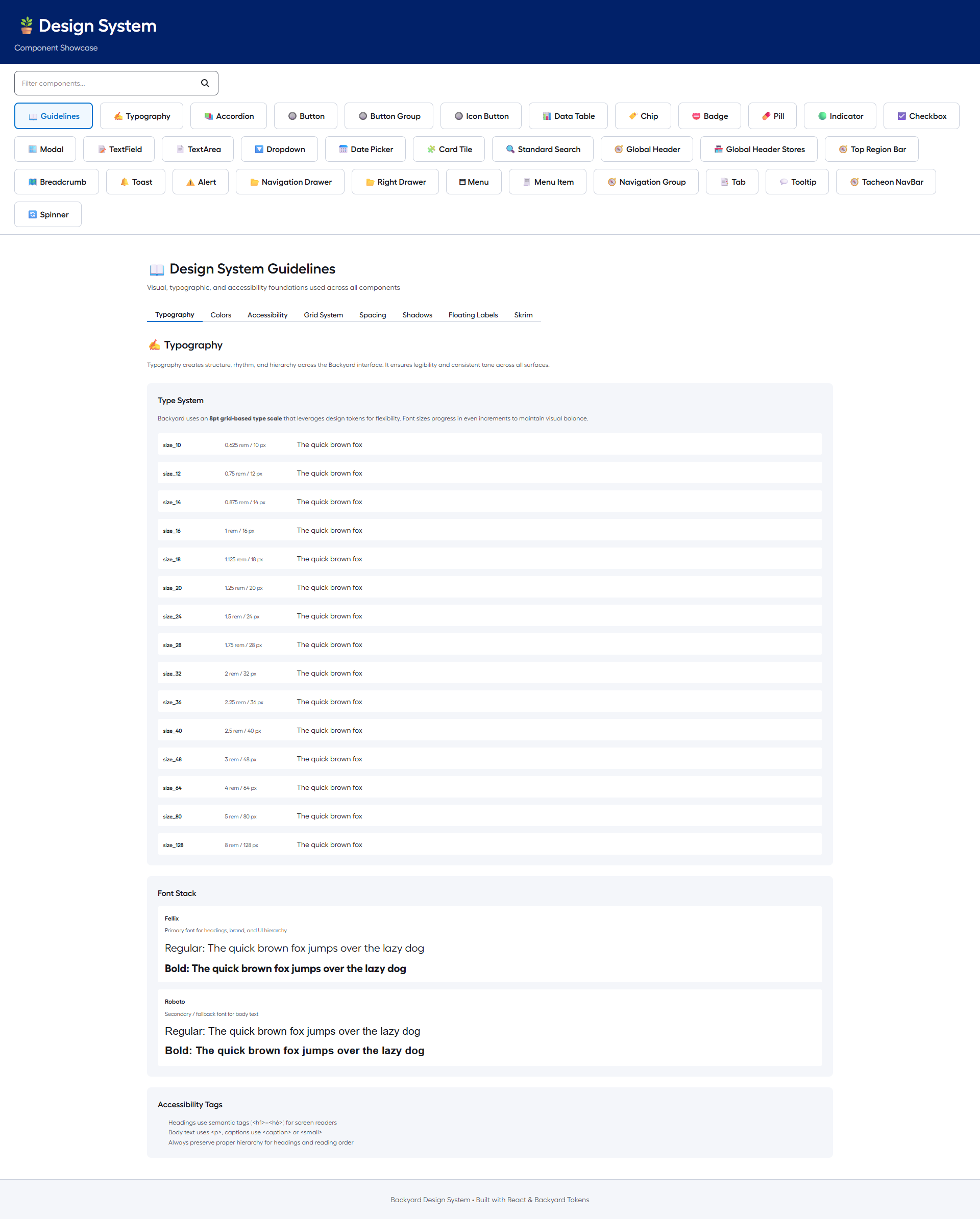 Design System Guidelines