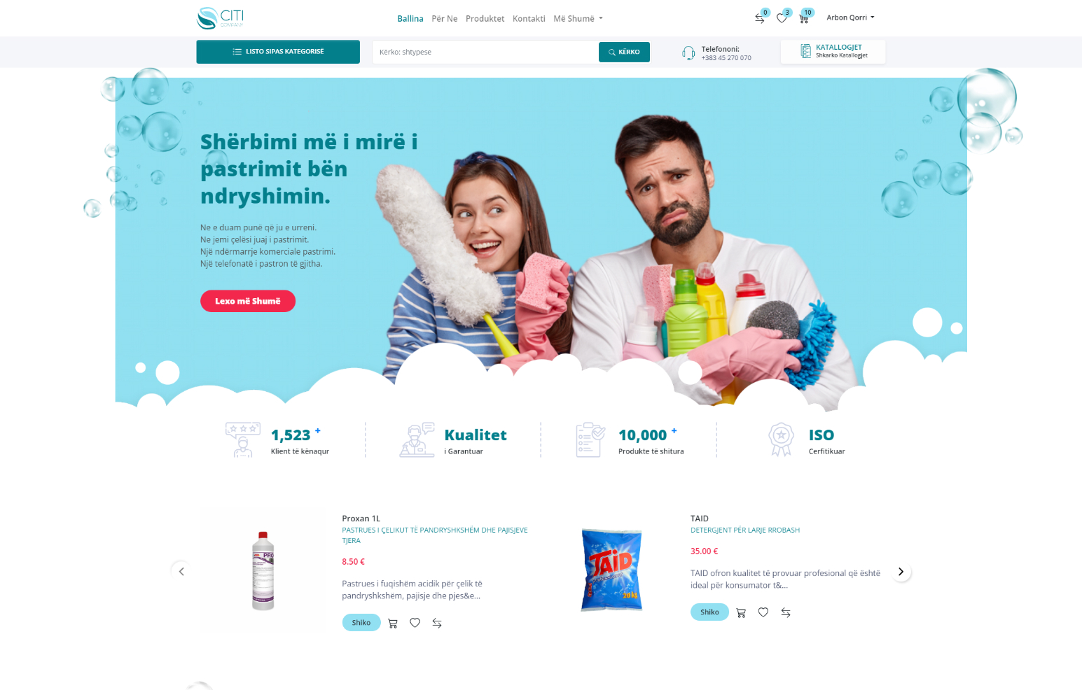 Citi homepage design